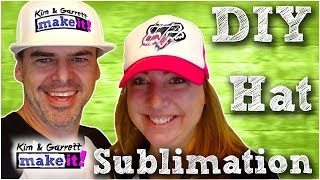 Sublimation Printing on Trucker Hats Using Three Techniques