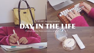 7:00 AM day in the life, morning routine, Productive Day🌞what’s in my bag?👜 etc…