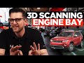 Why You Need a 3D Scanner for Car Parts - Automotive Engine Bay 3D Scanning with Vision Miner