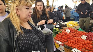 Odessa 04/04/2022 Alarming Situation in Odessa. Market Bringing prices for vegetables and fruits