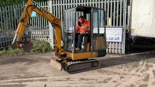 JCB 801.4 rubber tracked excavator