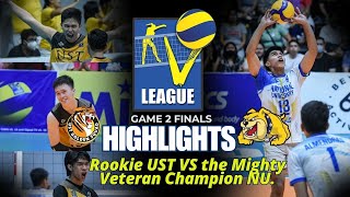 NU VS UST Game 2 Finals Highlights - VLeague Challenge Cup