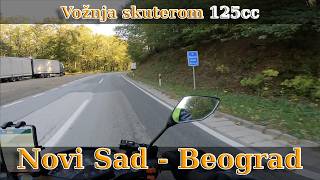 Vožnja skuterom 125cc od Novog Sada do Beograda