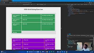 CSS Grid Sizing Exercise | Learning Web Development Day 9