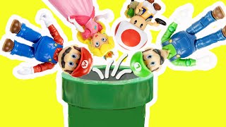 The Super Mario Bros Movie Advent Calendar with Peach, Luigi, Yoshi, Toad