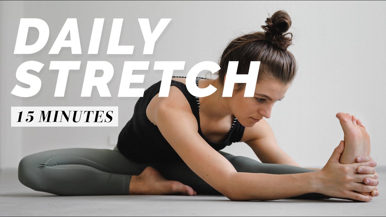 15 Min. Full Body Stretch | Daily Routine For Flexibility, Mobility ...