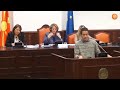 blendi hodai s speech in assembly of north macedonia