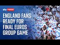 England football fans gather ahead of the final Euro 2024 group game vs Slovenia