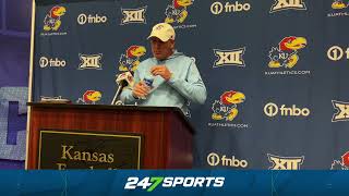 Kansas football press conference: Lance Leipold looks ahead to KU vs. BYU