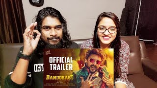 Bandobast - Official Trailer | Suriya, Mohan Lal, Arya | Reaction!
