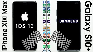 iPhone XS Max (iOS 13 Beta) vs. Galaxy S10+ Speed Test