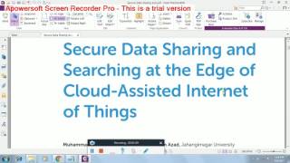 IEEE 2017-2018 DATA MINING PROJECTS SECURE DATA SHARING AND DEARCHING ATA THE EDGE OF