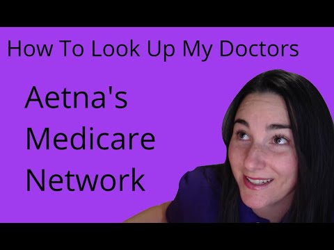 How To Look Up Doctors On Aetna's Medicare Network - YouTube