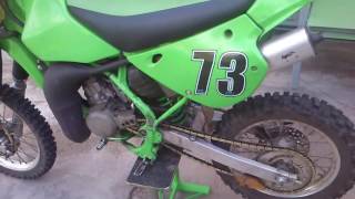 Kawasaki KX 80 1992 Start