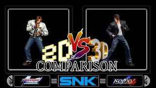 The King of Fighters XV: 2D vs 3D Sprites Animation Comparison 2K 60ᶠᵖˢ