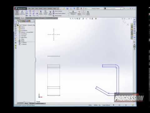 How To Convert DWG/DXF File To A 3D SolidWorks File - YouTube