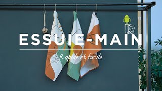 Tuto vidéo - Coudre un essuie-main | Un DIY facile et rapide par KREANDO