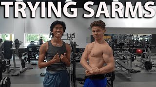 SARMS WORKOUT | GETTING MY SKINNY FRIEND HUGE