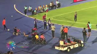 دوت مصر | مشجع المنتخب يقلد رمضان صبحي في مباراة الأهلي