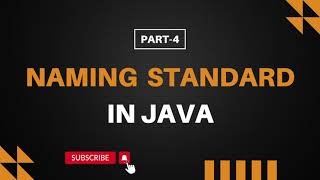 Naming convention in java | Java naming standard