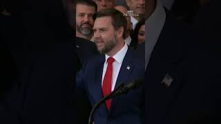 Vice-president elect JD Vance arrives at inauguration ceremony