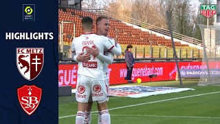 FC METZ - STADE BRESTOIS 29 (0 - 2) - Highlights - (FCM - SB29) / 2020-2021
