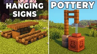 20+ NEW Build Hacks for Minecraft 1.20!