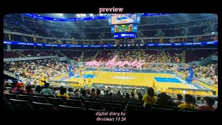 UNI DIARIES 𐙚🪽||  first time at moa arena watching the nu men's basketball team°₊♡