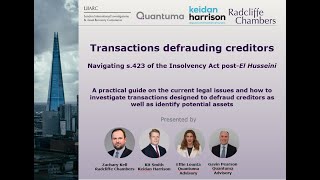 Transactions defrauding creditors - Navigating s.423 of the Insolvency Act post-El Husseini