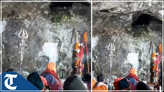 J\u0026K: Morning ‘Aarti’ performed at Amarnath Shrine on last day of Amarnath Yatra