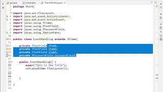 Java Programming - 52 - Event Handling
