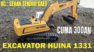 UNBOXING Excavator Huina 1331, Rc Huina excavator Remote control excavator huina 1331