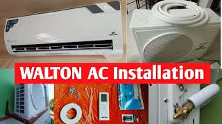 WALTON Inverna AC Installation || ওয়ালটন ইনভার্টার এসি ফিটিং || WALTON AC