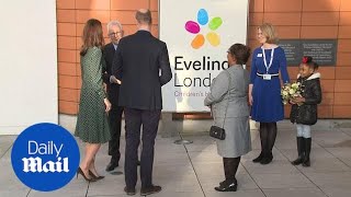 Prince William and Kate Middleton visit Evelina London Children's Hospital