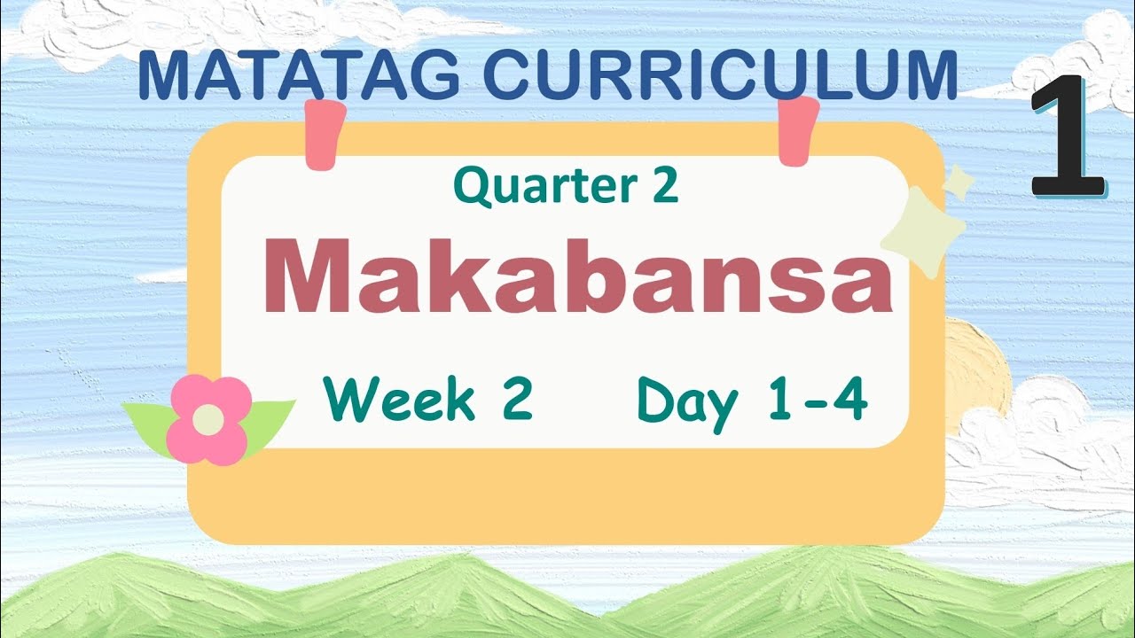 Matatag Curriculum Guide Makabansa 1 Quarter 2 Week 8