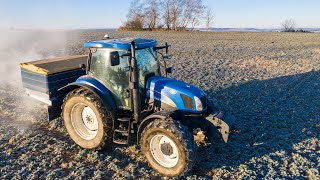 Fertilizing 2020 - New Holland T6040 + Bogballe M2W