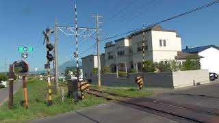 館田踏切　弘南鉄道 弘南線【青森県・平川市 館田】　2021.07.21