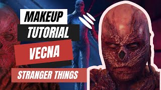 Vecna Stranger things Makeup tutorial - SFX makeup Easy level - English and Español