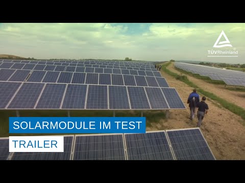 Solarmodule Test – Trailer Solarmodule Test – Trailer