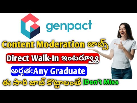 Genpact Recruitment 2023 || Walk-In Interviews || Content Moderation ...