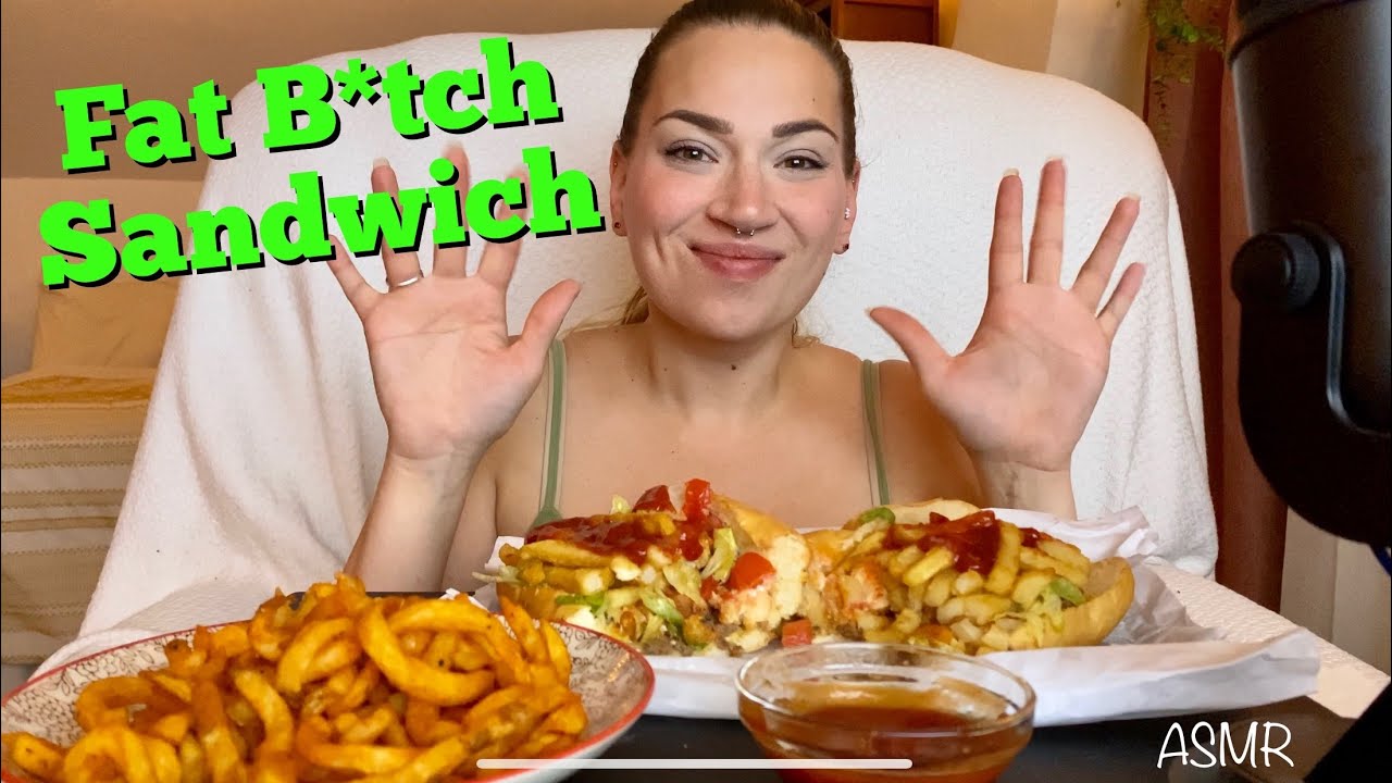 ASMR “Fat B*tch” Sandwich Mukbang | No Talking - YouTube