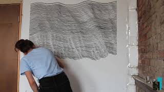 MIT List Center Student Lending Art Collection Highlight: Sol LeWitt, Wall Drawing # 869B