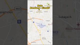 Rute Perjalanan Bandung - Cimahi Jalur Darat #shorts #bandung #cimahi #travel