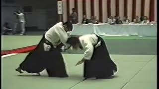 Tsuruzo Miyamoto Sensei at the 31st All-Japan Aikido Embutaikai.