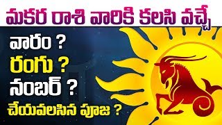 2020 మకర రాశి ఫలితాలు | Capricorn Horoscope | Makara Raasi Phalalu | 2020 Astrology Prediction