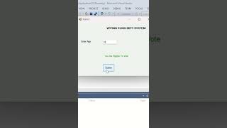 How to build Voting Eligibility System in VB.NET #windows #excel #coding #powerpoint #microsoft
