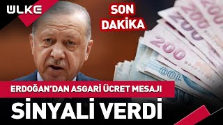 Cumhurbaşkanı Erdoğan 'Asgari Ücret' İçin Sinyali Verdi #haber