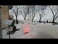 walking in quebec petit champlain bonhomme carnaval old quebec rainy winter tour 2024 4k