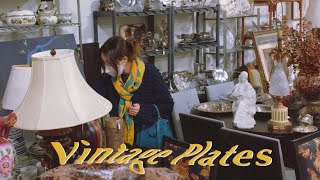 🇺🇸 말도 안되는 가격으로 득.템.한.빈티지 그릇 하울/Thrift Shopping/Vintage Plates (feat.국어책더빙ㅎ)