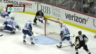 Malkin records 10th career hat trick | Penguins @ Canucks